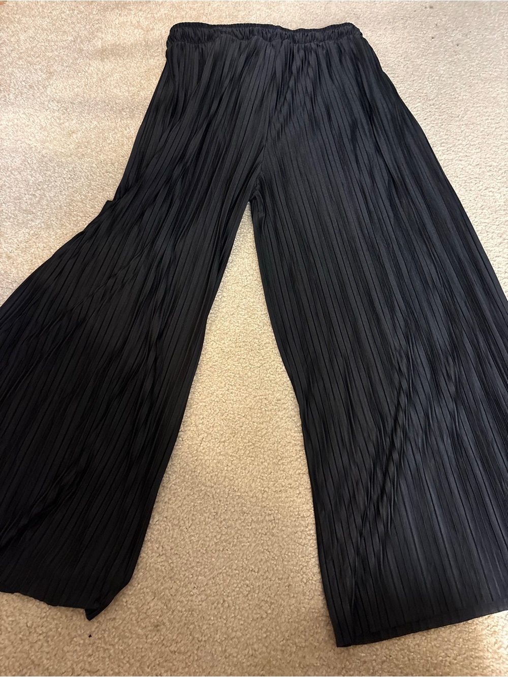 Zenana Outfitters Black Pleated Wide-Leg Pants - Picture 2 of 11